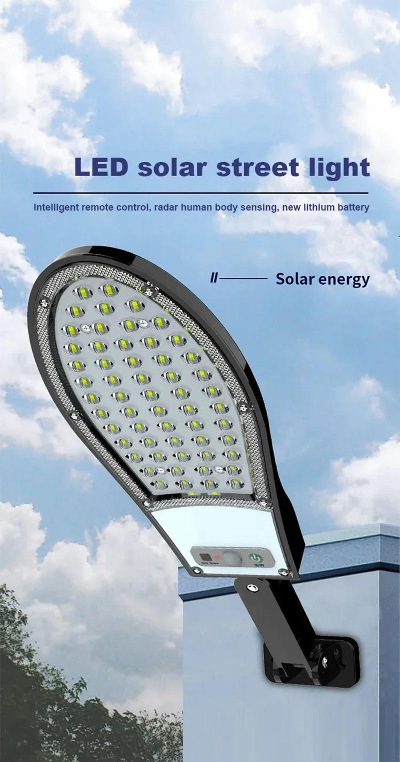 Description Picture 3 of itemSolar Wall Lamp Waterproof Human Body Induction Remote Control Lamp Household Garage Courtyard Lamp Intelligent Wall Street Lamp