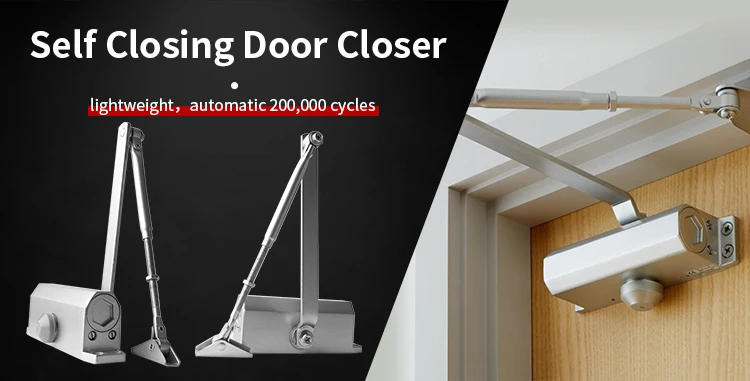 Description Picture 2 of itemSoft Closing Commercial Automatic 60-70kg Adjustable Heavy Duty Aluminum Alloy Door Closer