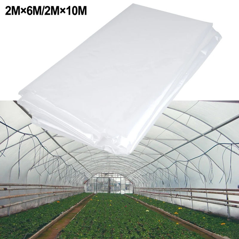Description Picture 4 of itemGreenhouse Film Clear Polythene Plastic Sheeting Garden DIY Material Cover For Greenhouse Roof Waterproof UV-resistant