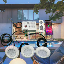 RGB LED Pool Light 12W Bluetooth APP Control DC12V Outdoor/Indoor Underwater Light Fountain Landscape Lamp Piscina Luz Spotlight