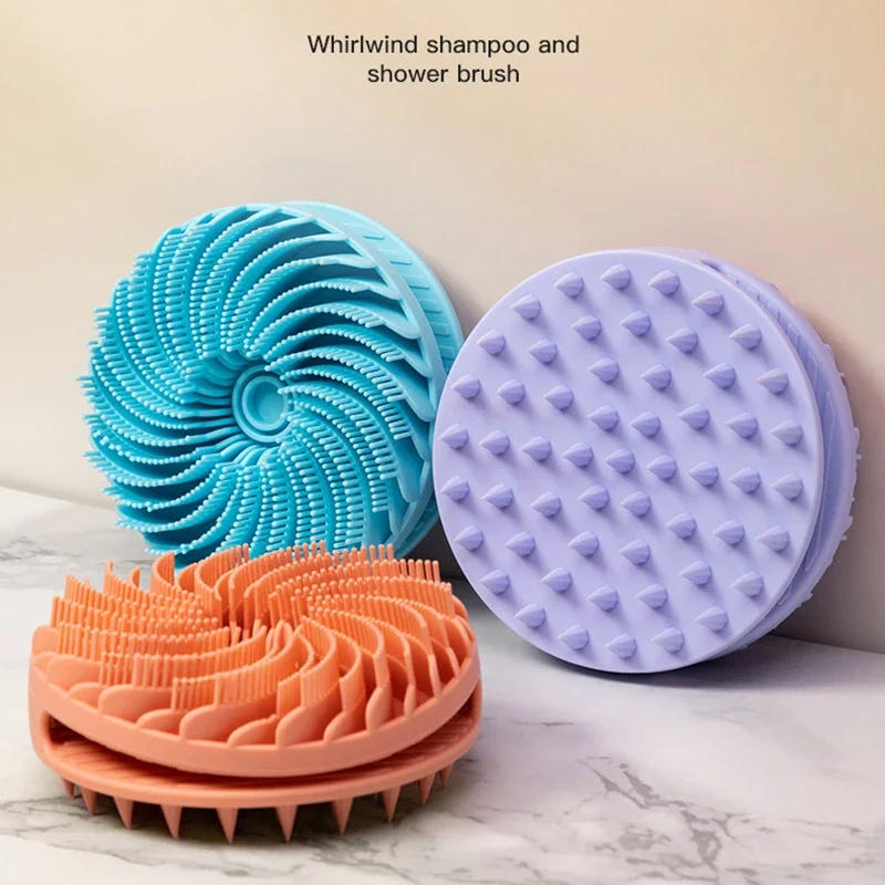 Description Picture 2 of itemSoft Silicone Body Scrubber Scalp Exfoliating Non-irritating Body Wash Massager Bath Shower Brush Body Scrub Skin Care Bath Tool