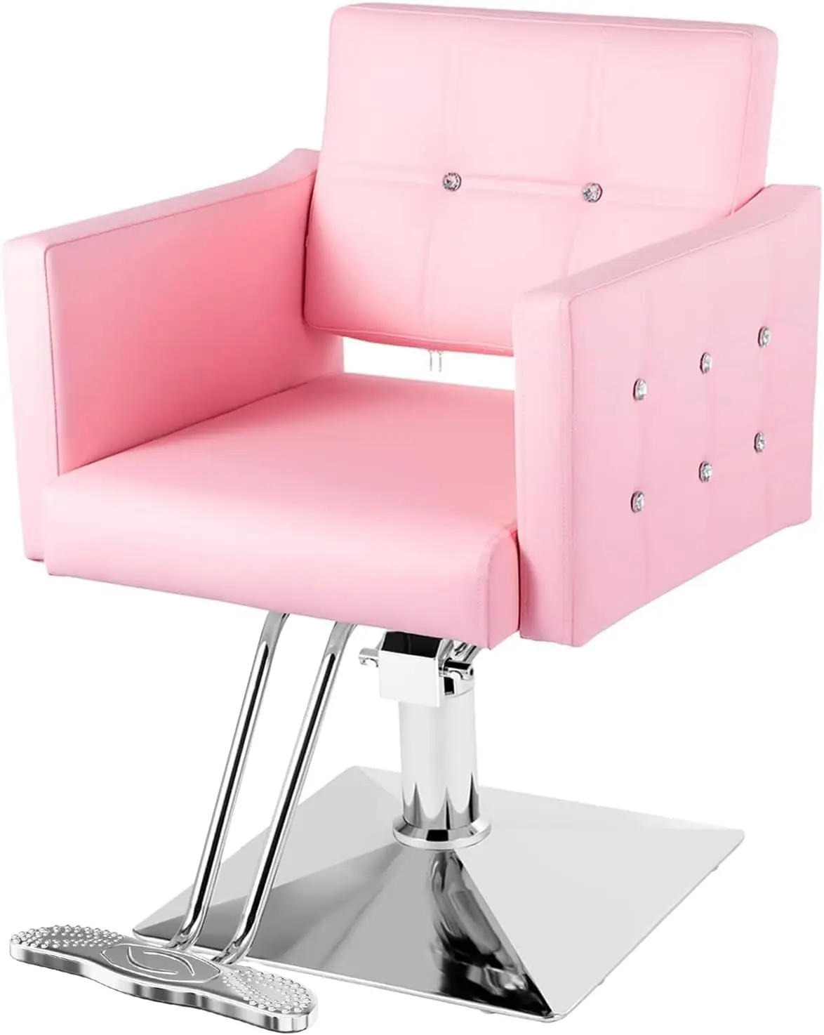 Description Picture 2 of itemSalon Chair for Hair Stylist, Height Adjustable Hydraulic Barber Chair 360 Degree Swivel