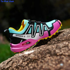 Women Hiking shoes Outdoor Mountain Cycling Sneakers Mesh Cross-country Shoes Breathable light Non-slip Professional Equipment