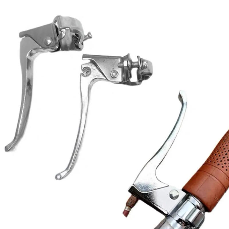 Description Picture 3 of item1 Pair MTB Bicycle 22-24mm Brake Lever Handle Ultralight Mountain Alloy Road Bike Drop Bar Brake Levers Bike Parts