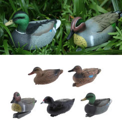 Drake Floating Decoy Ornament Hunting Decoy Plastic Garden Yard Scarer Scarecrow Material Parts Realistic Animal Ornament