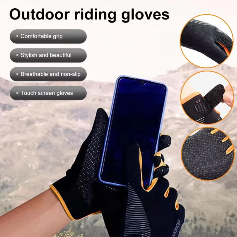 Description Picture 6 of itemCycling Gloves Full Finger Touch Screen Motorcycle Bicycle MTB Bike Gloves Gym Training Gloves Outdoor Fishing Hand Guantes