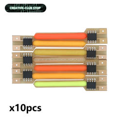 10pcs DC3V Cob Meteor Shower Flowing Water Lamp LED Filament 2700k White Blue Red Pink Part Incandescent Light Accessories Diode