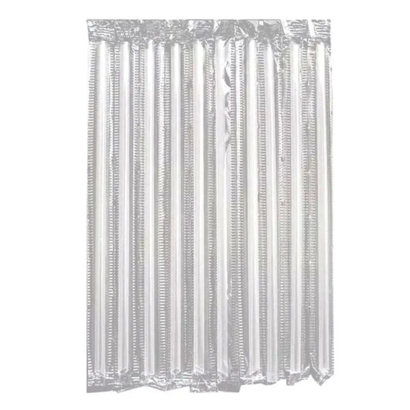 Description Picture 4 of item500Pcs DIY Plastic Straw Disposable Short Transparent Pointed Head Thin StrJY Transparent Individually Wrapped
