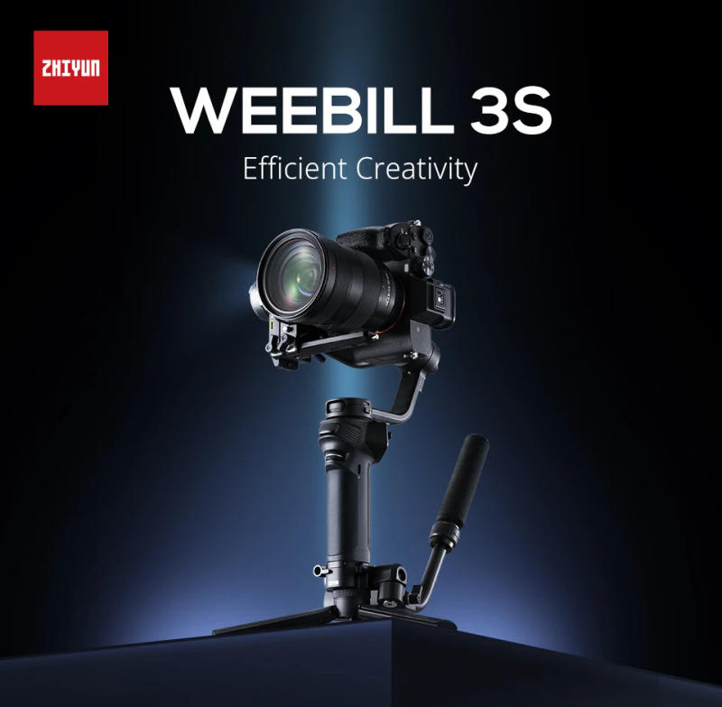 Description Picture 2 of itemZHIYUN Weebill 3S 3 S 3-Axis Handheld Camera Stabilizer Gimbal with Fill Light Bluetooth Control for DSLR Mirrorless Cameras