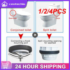 1/2/4PCS Toilet Tank Splinched Drainage Flush Valves Closestool Two Button Outlet Valve Cistern Replacement Fittings Bathroom