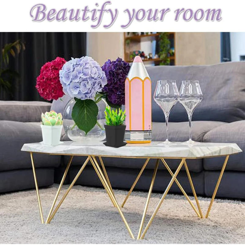 Description Picture 4 of item20pcs Color Mixing Mini Square Plastic Flower Pot With Holes Plant Tray Garden Tools Planting Tools Home Decor 5.5cmx5.5cmx4.5cm