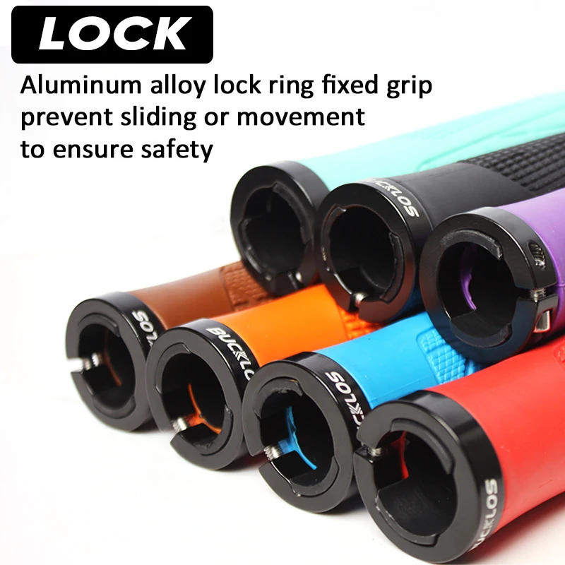 Description Picture 5 of itemBUCKLOS Mountain Bike Handlebar Grip Soft Rubber MTB Grips Anti-skid Comfortable Lockable Bicycle Grips Ultralight Bike Parts