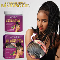 Hair Retwist Wax Hair Styling Gel Conditioning Shining Pure Foam Gel All Frizz Neat Braid Hold Locks Day Styling 100g T6d0