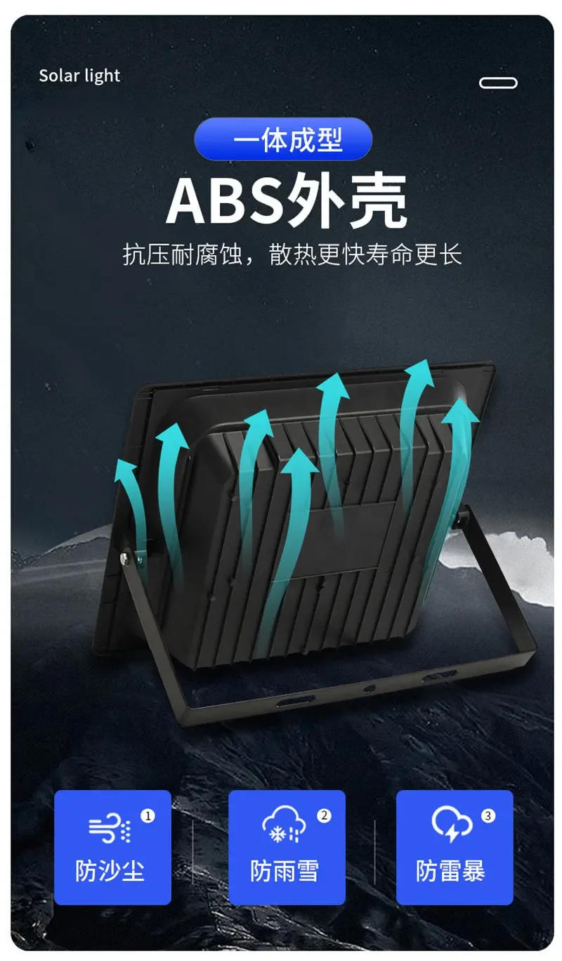 Description Picture 6 of itemSolar Lights Outdoor Garden LED Refletor Garden Buildings Sunlight IP67 Waterproof Lamp Spotlight Emergency Lighting Wall Light