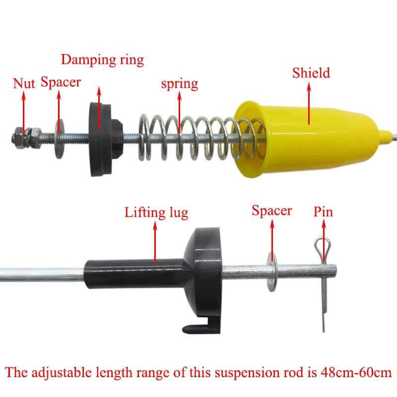 Description Picture 6 of itemUniversal Suspension Rod For Washing Machine Washing Machine Balance Boom Universal Suspension Rod Spring Suspension Rod