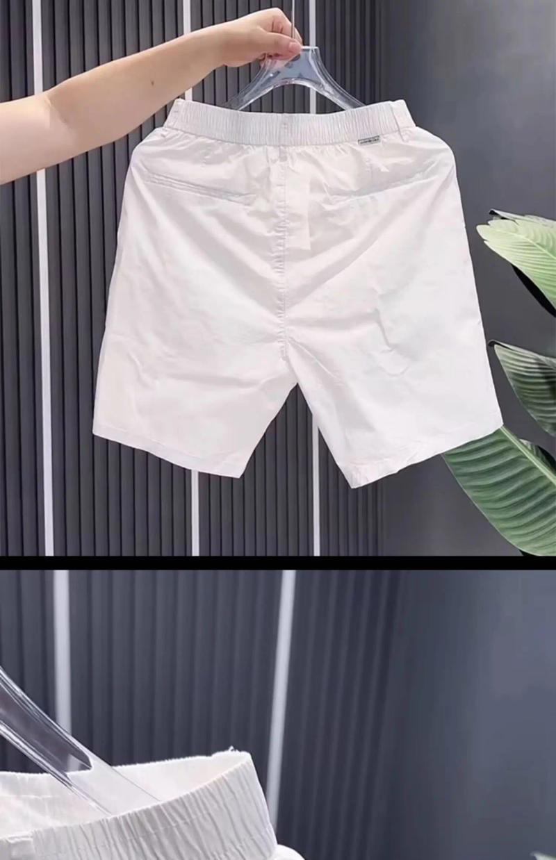 Description Picture 3 of item2024 New Men's Summer Fashion Thin Casual Pockets Short Pants Male High Waist Straight Shorts Men Solid Color Sports Shorts K395