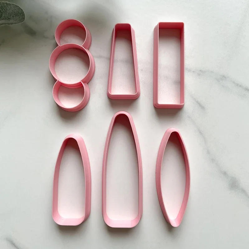 Description Picture 2 of itemSoft Pottery INS Hair Clip Polymer Clay Molds Handmade Soft Pottery Polymer Clay Cutters DIY Earring Jewelry Pendant Clay Tools