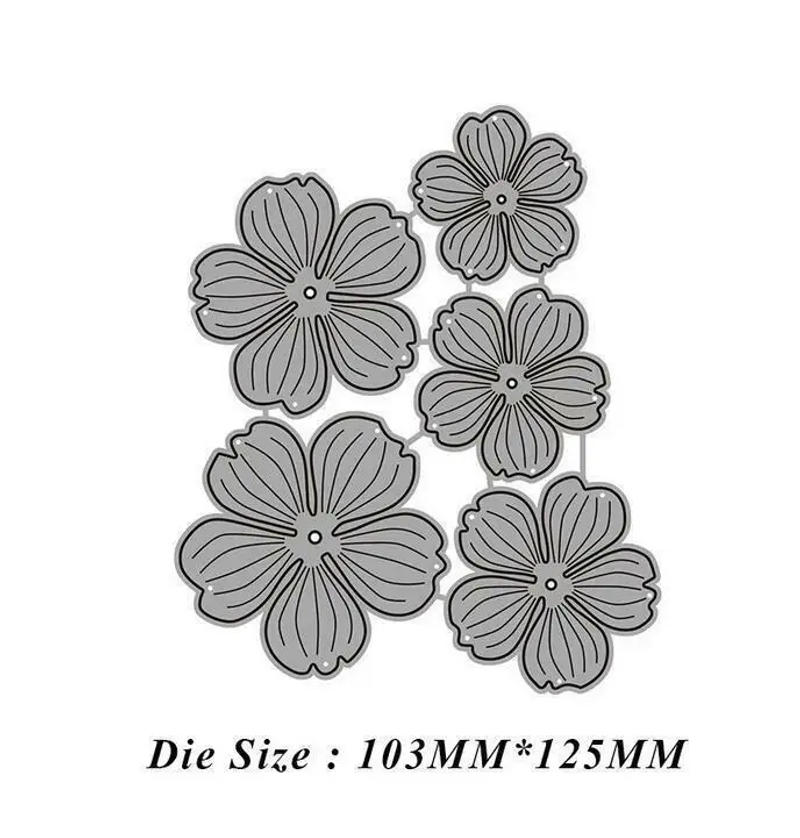 Description Picture 3 of itemFlowers Metal Cutting Dies Stencils For DIY Scrapbooking Decorative Embossing Handcraft Template