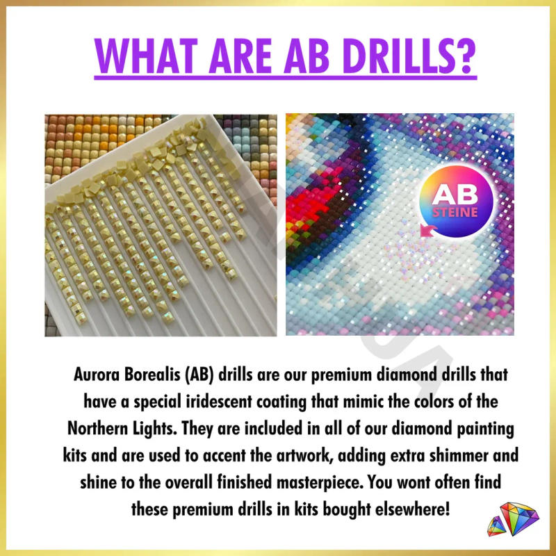 Description Picture 6 of itemAB Fairy dust diamond cross stitch Marvin the Martian 5D DIY diamond embroidery rhinestone painting diamond painting