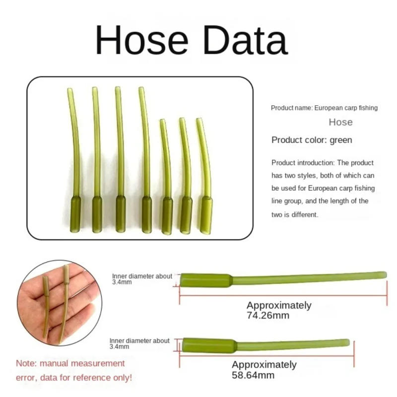 Description Picture 2 of itemRubber Carp Fishing Sleeve Anti-tangle Durable Helicopter Rig Tubing Easy To Operate Anti Tangle Sleeve Angling Equipment