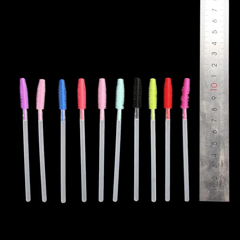 Description Picture 4 of itemEyebrow Comb Cosmetic Brushes for Eyelash Extension Mascara Wand Applicator Disposable Eyebrow Brush Spoolers Eye Lashes