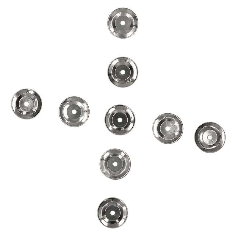 Description Picture 6 of item50pcs Tambourine Bell Ring Jingle Bell Stainless Steel for Handbell Tambourine Church Tambourines