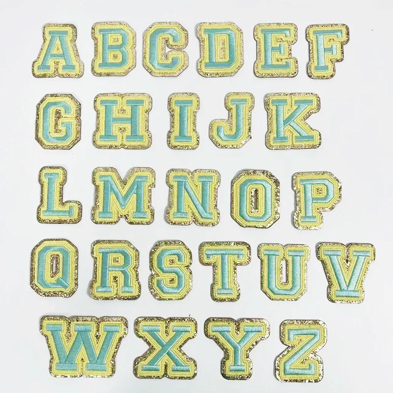 Description Picture 6 of item6cm A-Z Felting Sticker Towel English Letter Patches for Clothes Embroidery Appliques Clothing Name Diy Craft Accessories