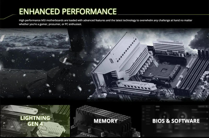 Description Picture 6 of itemMSI AM4 NEW MAG B550M MORTAR MAX WIFI +Ryzen 7 5700X B550 CPU KIT For Gaming Desktop