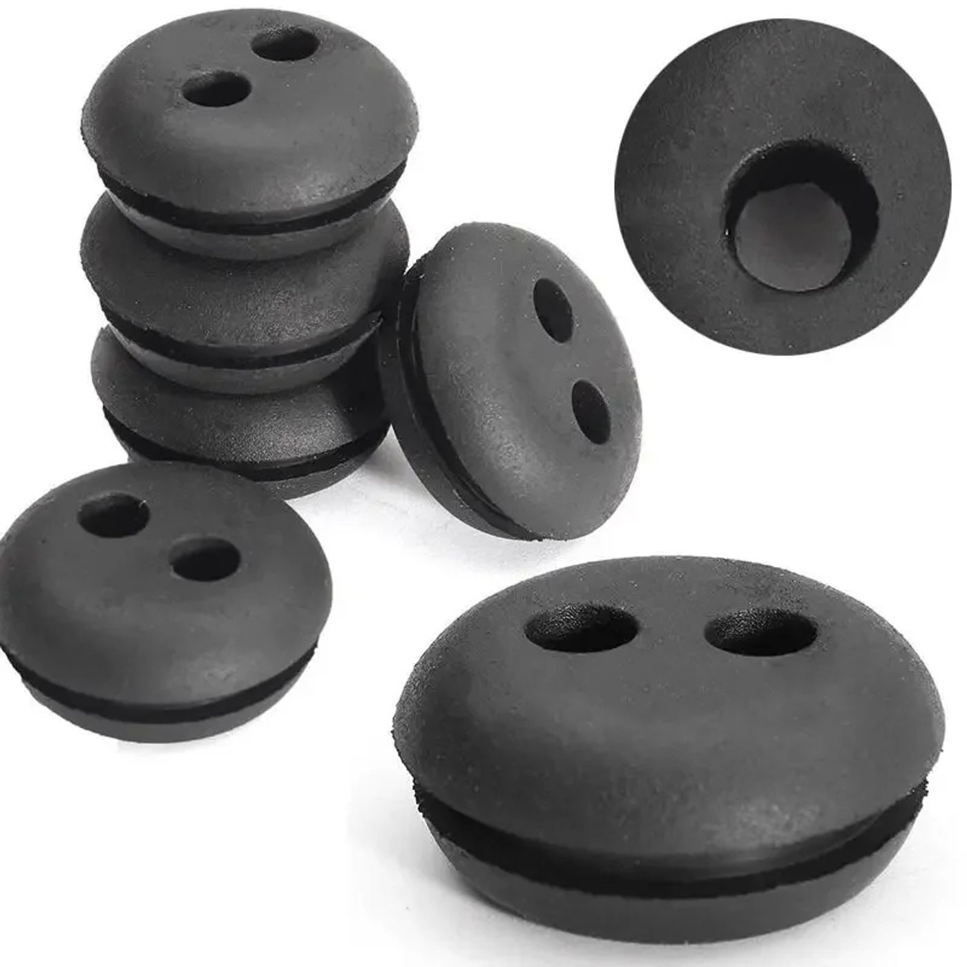 Description Picture 5 of item5pcs 2 Hole Fuel Gas Tanks Grommet Replacement For Stihl Honda Trimmer Lawn Mower For String Lawn Mower Chainsa For Honda