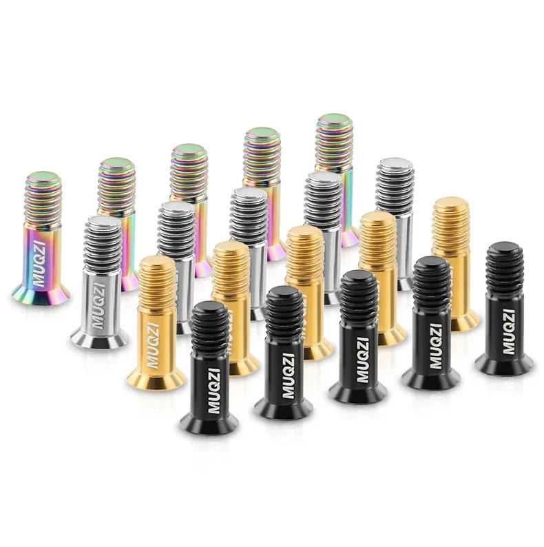 Description Picture 5 of itemMUQZI 2PCS Rear Derailleur Pulley Shift M5 Titanium Alloy Screws MTB Road Bike Jockey Wheel Titanium Alloy Bolts Bicycle Parts