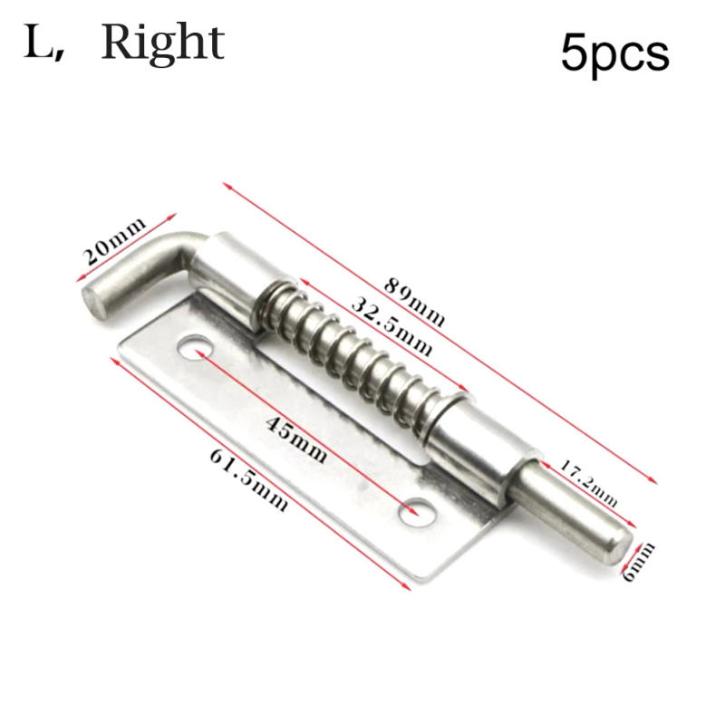 Description Picture 6 of item5pcs Spring Door Bolt Rebound Latch Metal Security Bolt Latch Spring Latches Cabinet Distribution Box Latches Hardware