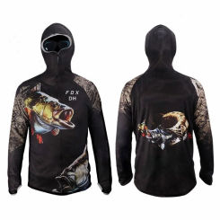 Hooded Shirt Outdoor Fishing Clothing Sun-protective Clothing for Men Fishing Clothing for Summer Sun Protection Gear for Men