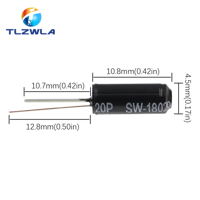 Description Picture 4 of item10PCS SW-18020P High Sensitive Vibration Switch SW18020P Snap Switch Shock Sensor High Sensitive Vibration Switches SW18020P