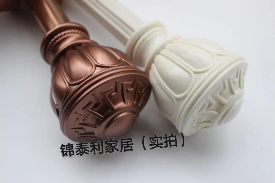 Description Picture 2 of item1pc Curtain Rod Head Decorative Head Roman Rod Head Plug Sealing Head Curtain Cap Curtain Rod Accessories Curtain Holdback