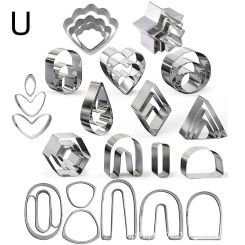 Polymer Clay Earrings Cutters DIY Earrings Ceramic Craft Cutting Mold Baking Mould Handmade DIY Jewelry Making Cookie Cutter