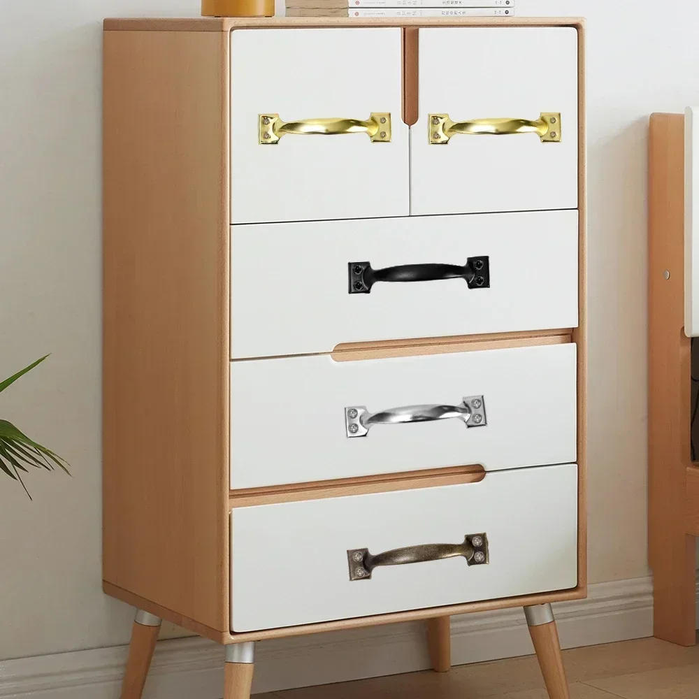 Description Picture 6 of itemEnduring Bow-Shaped Iron Furniture Handle Vintage Drawer Wardrobe Cabinet Door Handle Garages Sheds Door Knob Hardware Pull