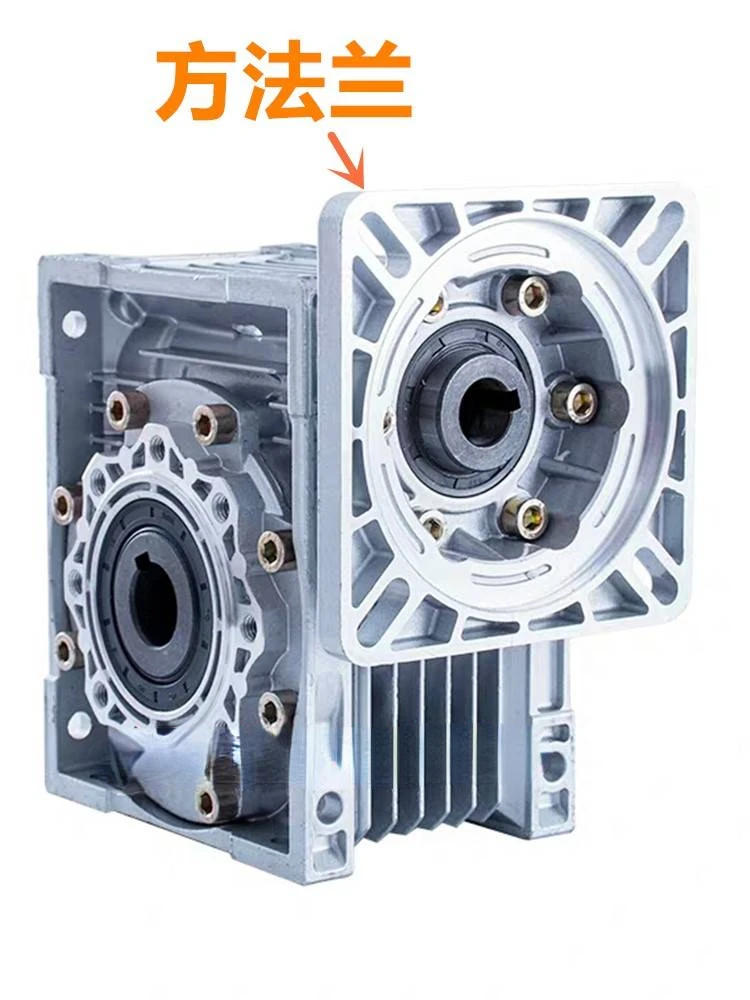 Description Picture 5 of itemNmrv090 Worm Gear Reducer Nmrv90 Aluminum Case Reduction Gearbox Variator Square Box Brand New