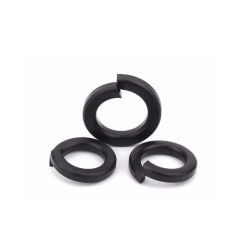 Black 304 Stainless Steel Gb93 Spring Washer