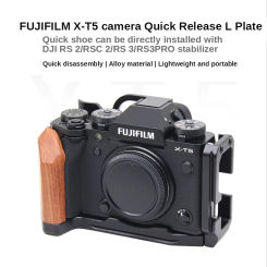 M-REMOTE  fujifilm XT5 Quick Release L Plate Bracket Holder Hand Grip for FUJI XT5 grip  Camera for Arca Swiss Tripod Head