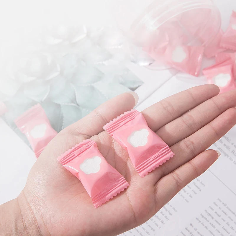 Description Picture 2 of item30/50/100pcs Disposable Face Towel Non-woven Compressed Magic Disposable Towel Tablet Cloth Wipes Tissue Mask Makeup Cleaning