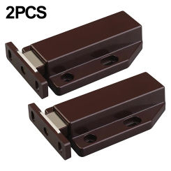 1/2/3pcs Magnet Cabinet Door Catches Stainless Steel Door Push To Open Touch Magnetic Cabinet Catch Heavy Duty Latch Door Hardwa