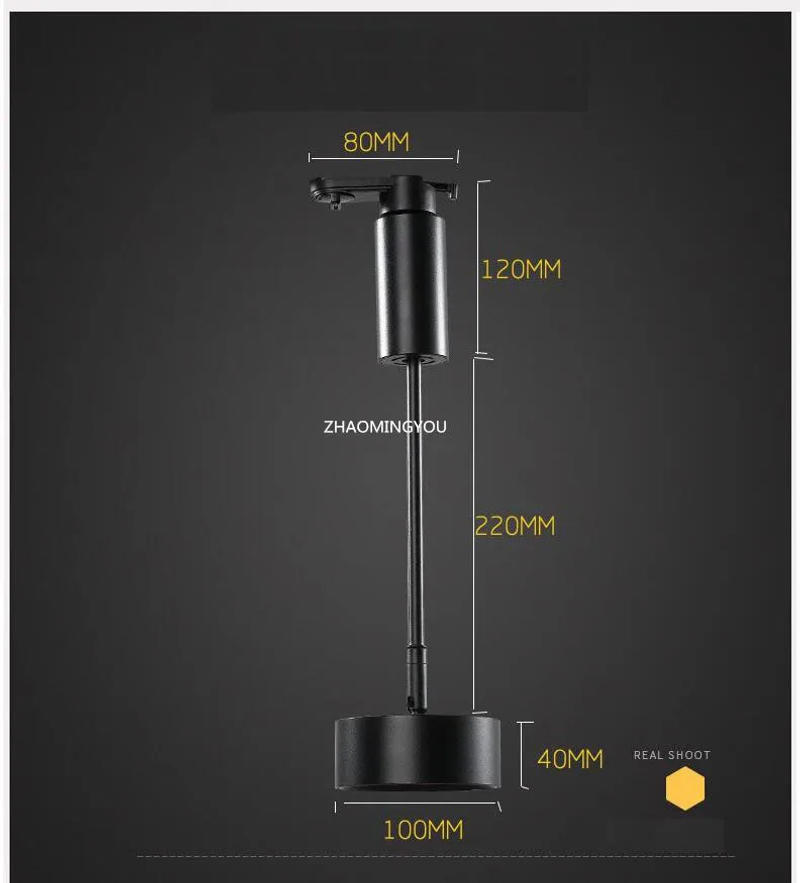 Description Picture 5 of itemNEW LED Downlight 20W Led Track light aluminum Ceiling Rail Track lighting Spot Rail Spotlights