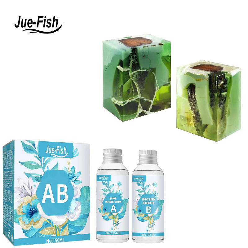 Description Picture 6 of itemClear 1:1 Epoxy Resin Glue High Adhesive Crystal Hardener DIY Epoxy Resin Jewelry Making Accessories 2 Bottles AB Resin Glue