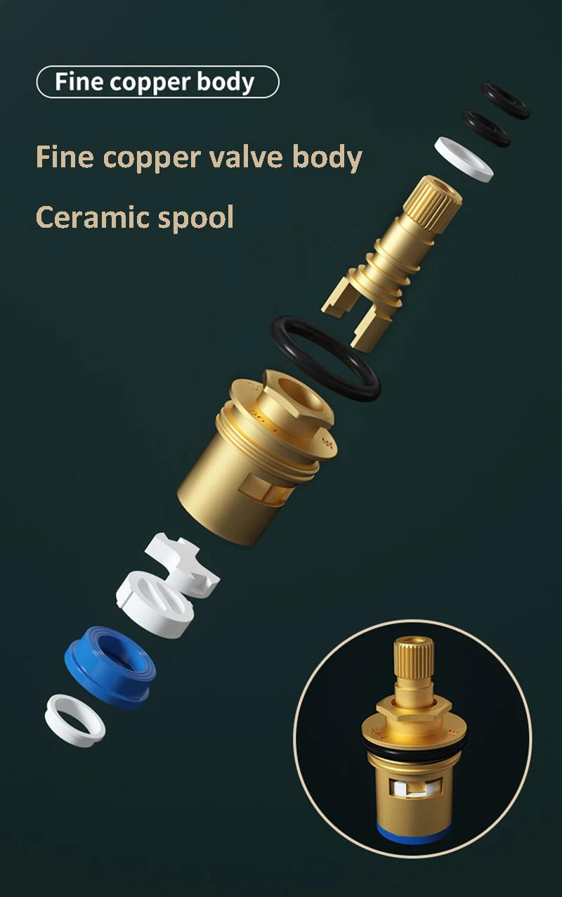 Description Picture 3 of itemAngle Stop Valve Shut Off Quarter Turn Hot Cold Water Shut Off Valve Triangular Valve For Toilet Kitchen