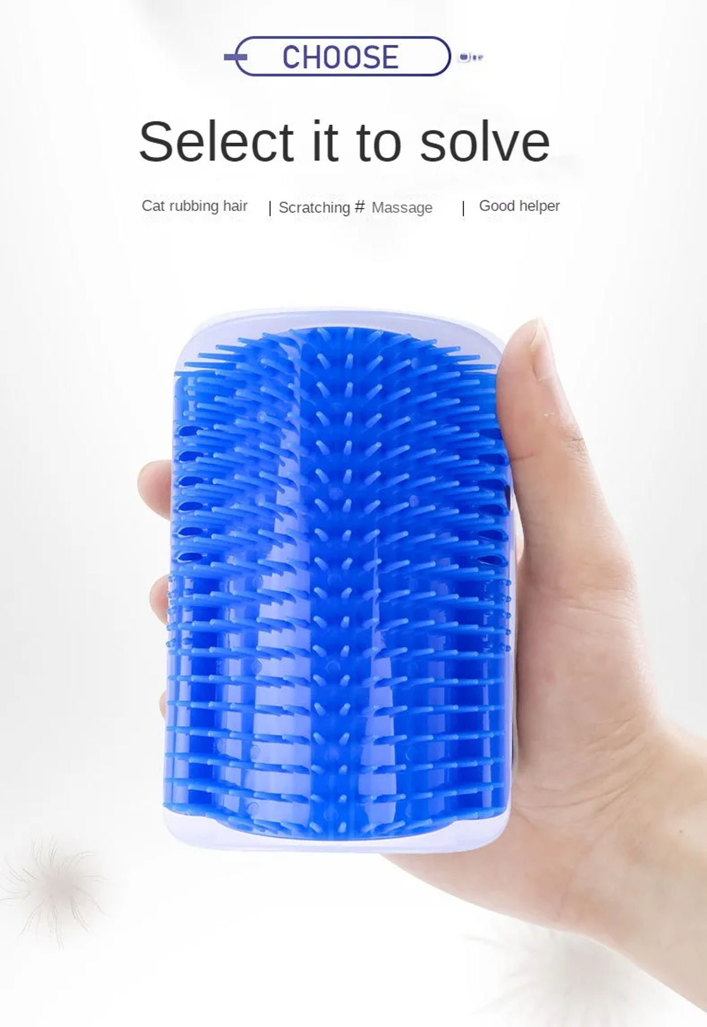 Description Picture 3 of itemNew cats Wall Corner Scratcher Brush Pet Comb Cratch Bristles Arch Massager Self Grooming Accessories