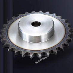 1Pcs Process Hole 06B Precision 3 Points Sprocket Chain Gear 42-50 Tooth 45# Steel Industrial Transmission Sprocket Wheel