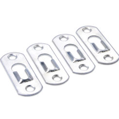 10pcs Picture Hangers 45mmX16mm Metal Keyhole Hanger Fasteners for Picture Photo Frame Furnniture Cabinet Hardware Accessory