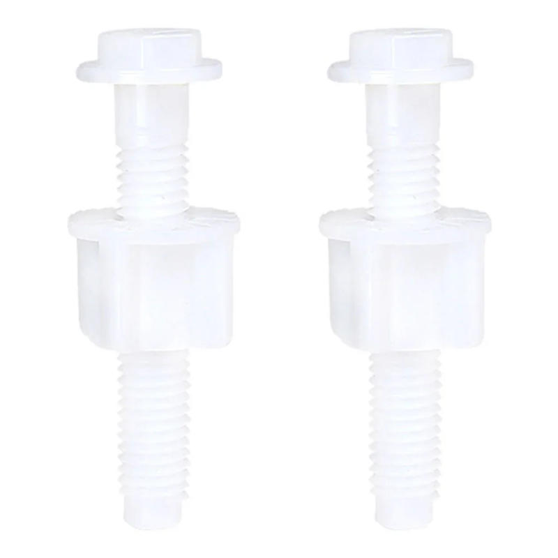 Description Picture 2 of item2pc Toilet Seat Hinge Bolts Replacement Screws Fixing Fitting Kit Repair Tools Toilet Seat Plastic Fastener Repair Accessories