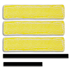 A52Q-Replacement Cleaning Cloth Pads For Karcher Window Vacuum Window Cleaning Accessory