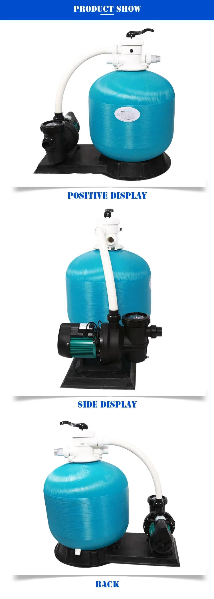 Description Picture 6 of itemPool DecorationAbove Ground Swimming Pool Pump And Filter System Pool Filter Housing